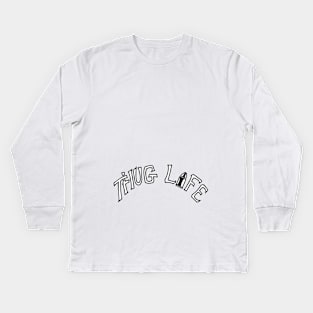 Thug Life Belly rocker Kids Long Sleeve T-Shirt